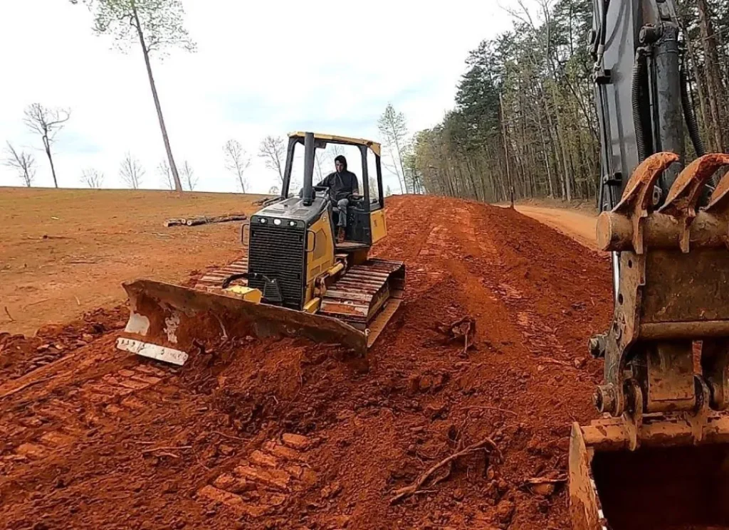 Land development earthwork